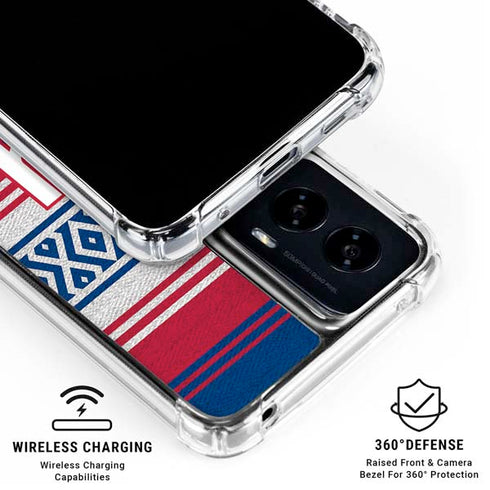 NFL New York Giants Trailblazer Moto G Power 5G (2024) Clear Case