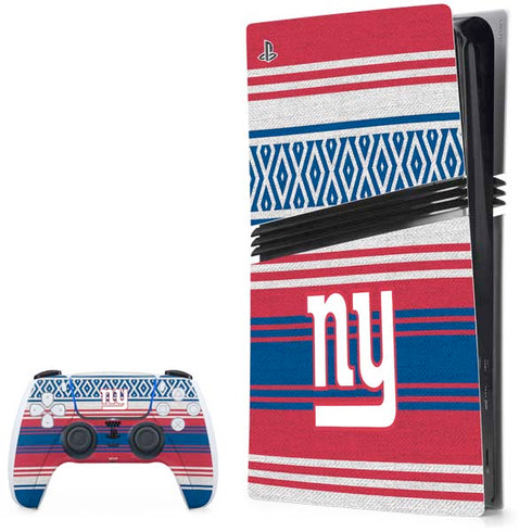 NFL New York Giants Trailblazer PS5 Pro Bundle Skin