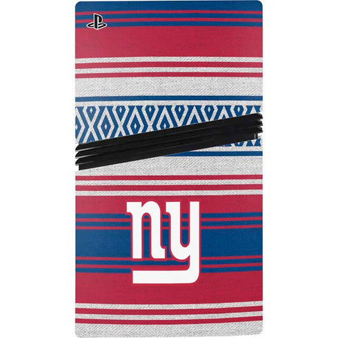 NFL New York Giants Trailblazer PS5 Pro Disk Console Skin