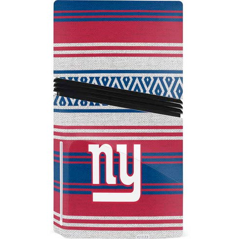NFL New York Giants Trailblazer PS5 Pro Disk Console Skin