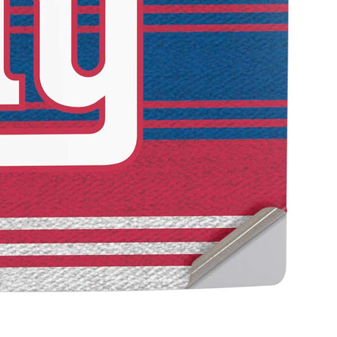 NFL New York Giants Trailblazer PS5 Pro Disk Console Skin