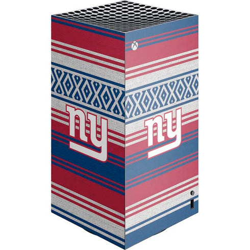 NFL New York Giants Trailblazer XBox Series X Digital Edition Console Skin