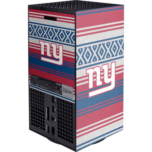 NFL New York Giants Trailblazer XBox Series X Digital Edition Console Skin