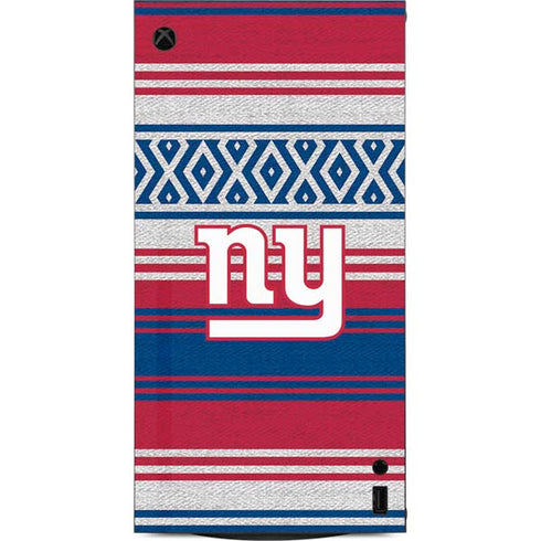 NFL New York Giants Trailblazer XBox Series X Digital Edition Console Skin