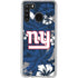 NFL New York Giants Tropical Print Galaxy A21 Clear Case