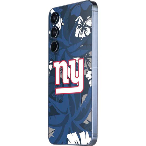 NFL New York Giants Tropical Print Galaxy A35 5G Skin
