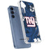 NFL New York Giants Tropical Print Galaxy A55 5G Clear Case