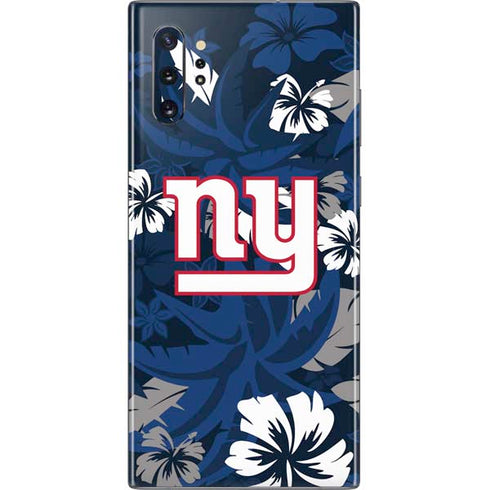 NFL New York Giants Tropical Print Galaxy Note 10 Plus Skin