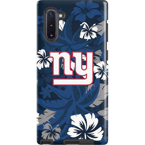NFL New York Giants Tropical Print Galaxy Note 10 Pro Case
