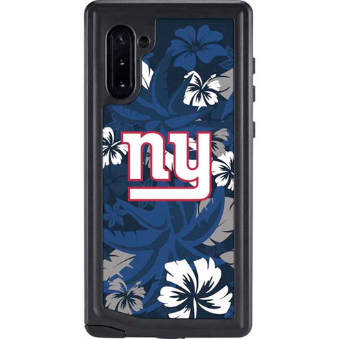 NFL New York Giants Tropical Print Galaxy Cases