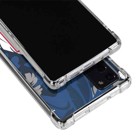 NFL New York Giants Tropical Print Galaxy Note20 5G Clear Case