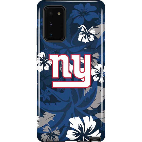 NFL New York Giants Tropical Print Galaxy Note20 5G Pro Case