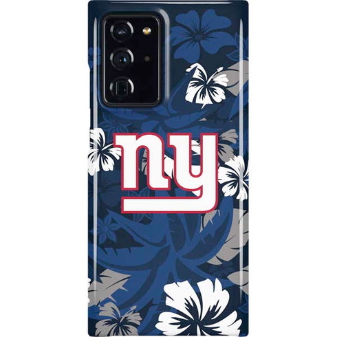 NFL New York Giants Tropical Print Galaxy Note20 Ultra 5G Lite Case