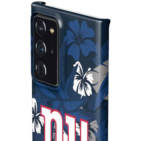 NFL New York Giants Tropical Print Galaxy Note20 Ultra 5G Lite Case