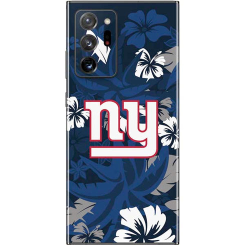NFL New York Giants Tropical Print Galaxy Note20 Ultra 5G Skin