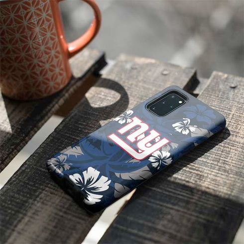 NFL New York Giants Tropical Print Galaxy S20 Plus Pro Case