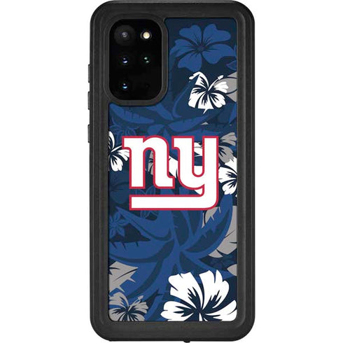 NFL New York Giants Tropical Print Galaxy S20 Plus Waterproof Case
