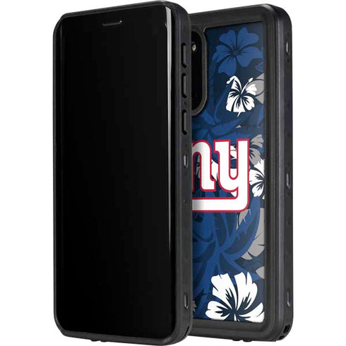 NFL New York Giants Tropical Print Galaxy S20 Plus Waterproof Case