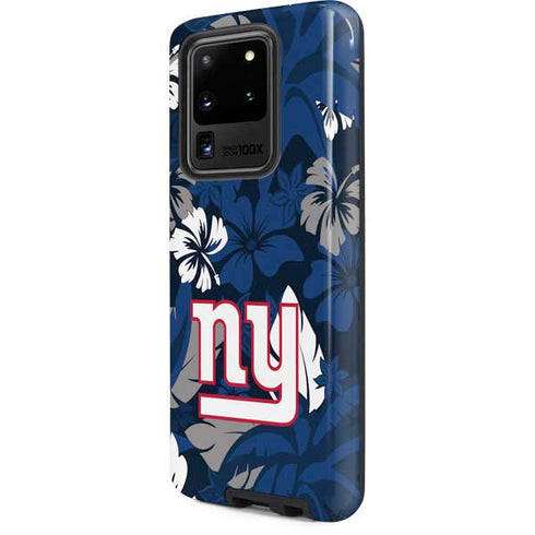 NFL New York Giants Tropical Print Galaxy S20 Ultra 5G Pro Case