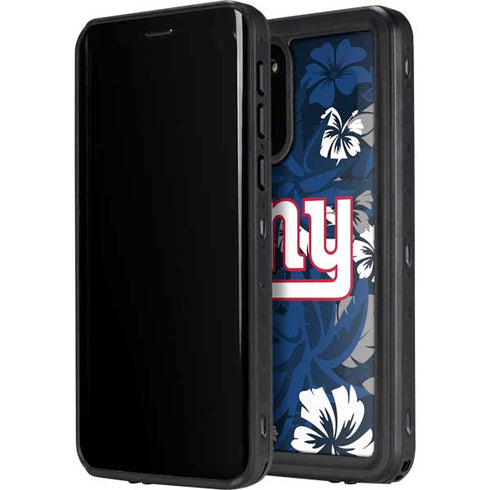 NFL New York Giants Tropical Print Galaxy S20 Waterproof Case