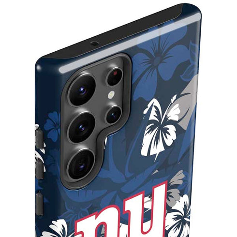 NFL New York Giants Tropical Print Galaxy S23 Ultra Pro Case