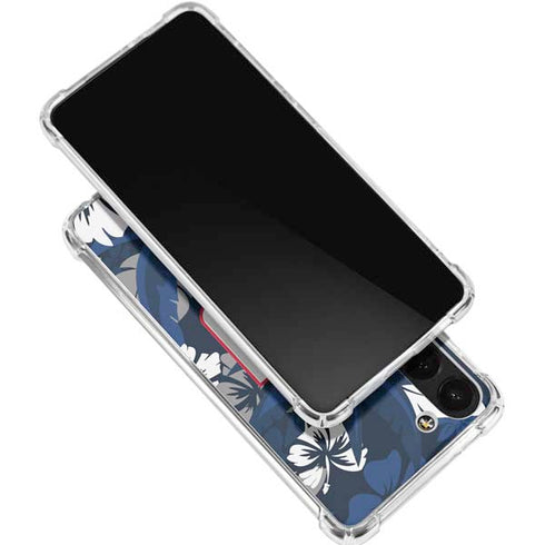 NFL New York Giants Tropical Print Galaxy S24 FE Clear Case