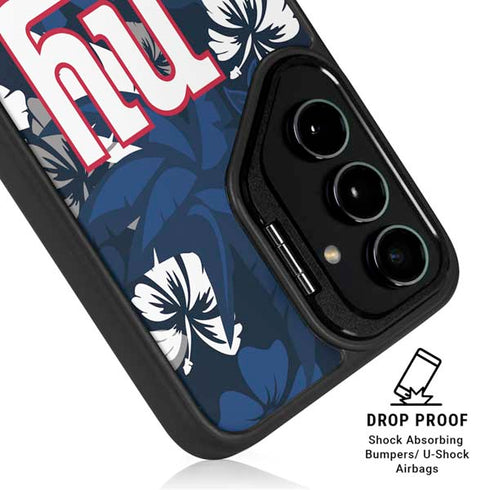 NFL New York Giants Tropical Print Galaxy S24 FE Kickstand Case