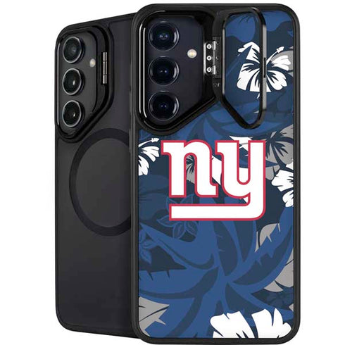 NFL New York Giants Tropical Print Galaxy S24 Plus Kickstand Case