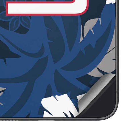 NFL New York Giants Tropical Print Galaxy S25 Plus Skin
