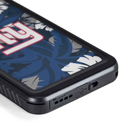 NFL New York Giants Tropical Print Galaxy S24 Plus Waterproof Case