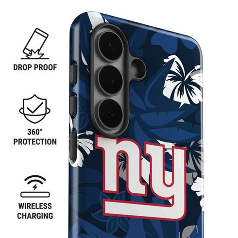 NFL New York Giants Tropical Print Galaxy S26 Plus Impact Case
