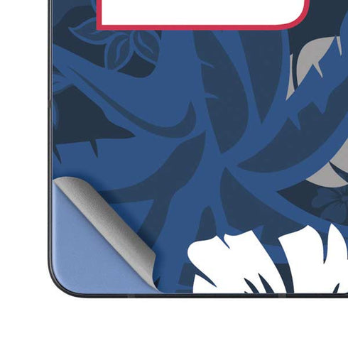 NFL New York Giants Tropical Print Galaxy Z Fold5 5G Skin