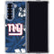 NFL New York Giants Tropical Print Galaxy Z Fold6 Clear Case