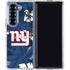 NFL New York Giants Tropical Print Galaxy Z Fold6 Clear Case