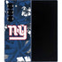 NFL New York Giants Tropical Print Galaxy Z Fold6 Skin