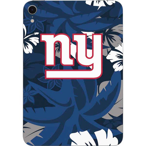 NFL New York Giants Tropical Print Apple iPad Mini Skin