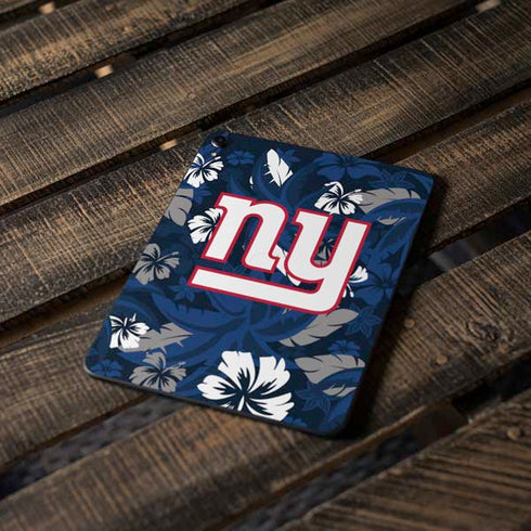 NFL New York Giants Tropical Print Apple iPad Pro Skin