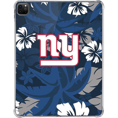 NFL New York Giants Tropical Print iPad Pro 11in (2024) Clear Case