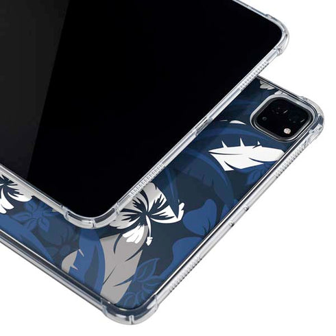 NFL New York Giants Tropical Print iPad Pro 12.9in (2020) Clear Case