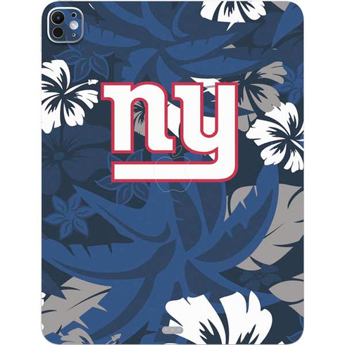 NFL New York Giants Tropical Print iPad Pro 13in M4 (2024) Skin