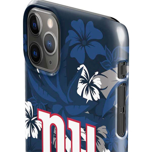 NFL New York Giants Tropical Print iPhone 11 Pro Max Lite Case