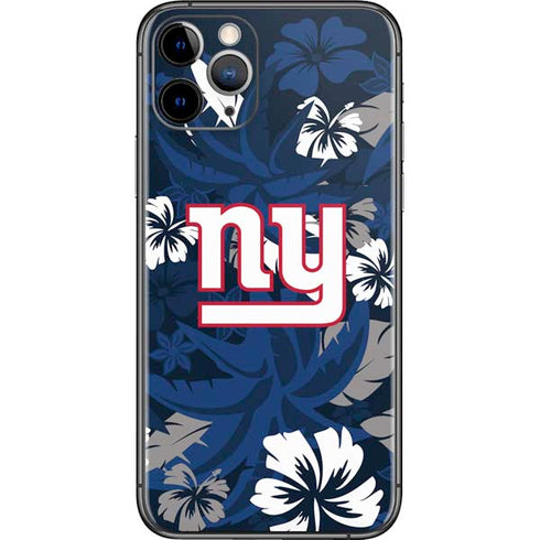 NFL New York Giants Tropical Print iPhone 11 Pro Skin