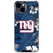 NFL New York Giants Tropical Print iPhone 15 Clear Case