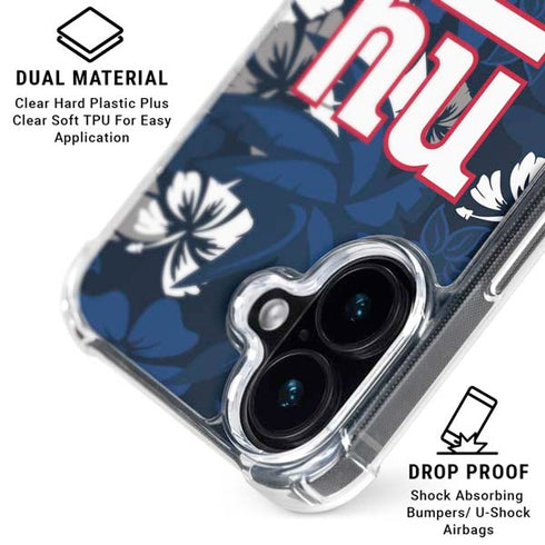 NFL New York Giants Tropical Print iPhone 16 MagSafe Case