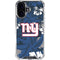 NFL New York Giants Tropical Print iPhone 16 Plus Clear Case