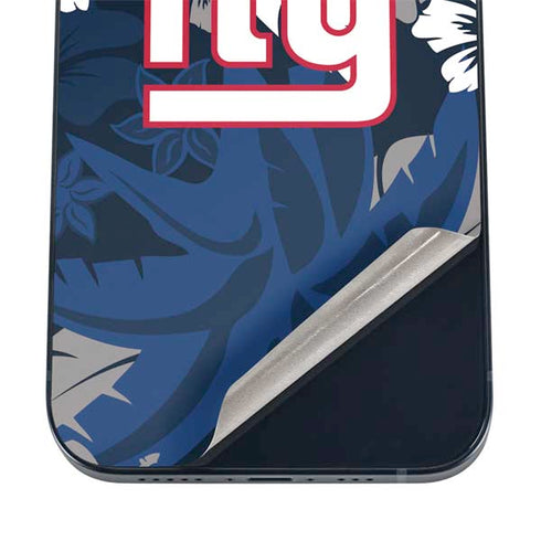 NFL New York Giants Tropical Print iPhone 16 Skin