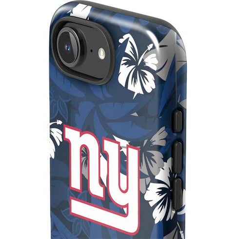 NFL New York Giants Tropical Print iPhone 16e Impact Case