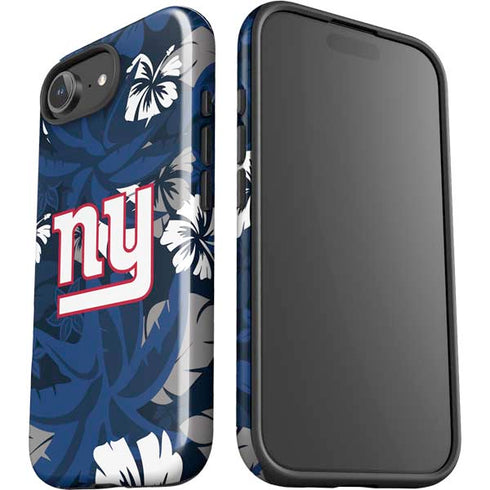 NFL New York Giants Tropical Print iPhone 16e Impact Case