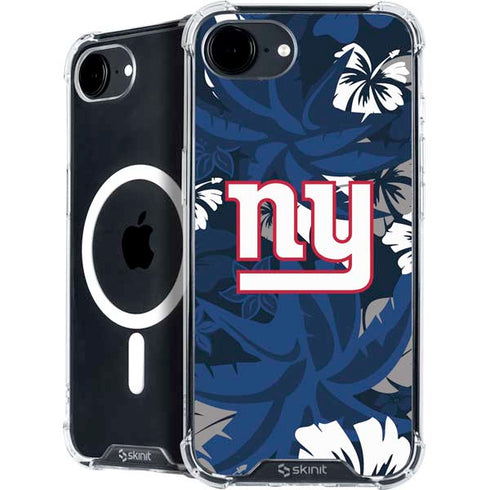NFL New York Giants Tropical Print iPhone 16e MagSafe Case