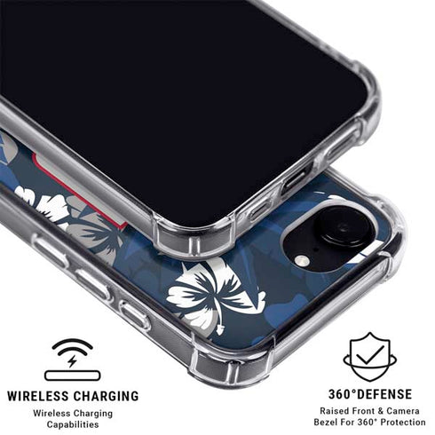 NFL New York Giants Tropical Print iPhone 16e MagSafe Case